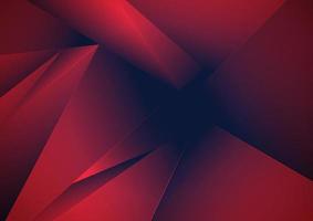 Abstract low polygon red gradient color on triangle background texture. vector