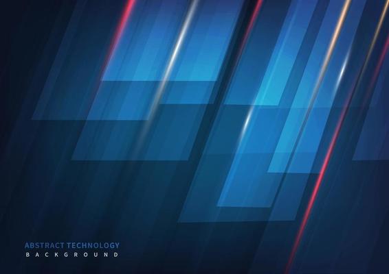 Abstract technology geometric overlapping hi speed line movement design background with copy space for text.