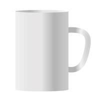 Isolated mockup coffee mug vector design