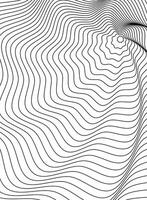 monochrome waves and forms background vector