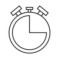 chronometer timer counter isolated icon vector