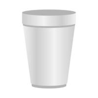 diseño de vector de taza de café de maqueta aislada