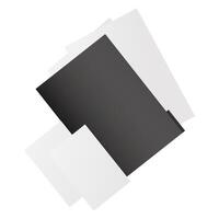 Isolated mockup file vector design