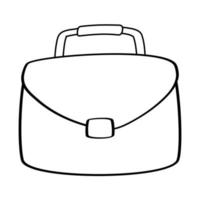 diseño de vector de bolsa de maleta aislada