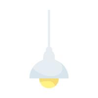 Isolated home lamp vector design