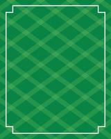 Saint patricks day checkered green background vector design