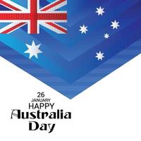 Happy Australia Day. vector