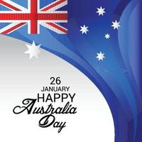 feliz día de australia. vector