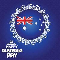 Happy Australia Day. vector