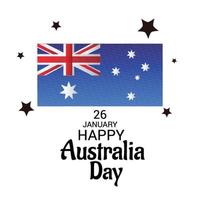 Happy Australia Day. vector