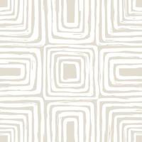 patrón sin costuras contemporáneo con línea abstracta en colores nude. vector
