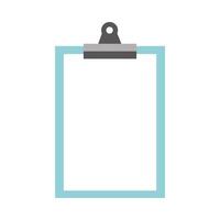 medical check list with document line and fill style vector