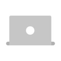 laptop computer technology isolated icon vector