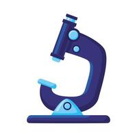 microscope laboratory tool isolated icon vector