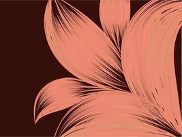 plantilla abstracta floral vector