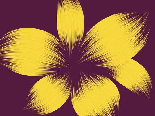 Yellow Floral Background