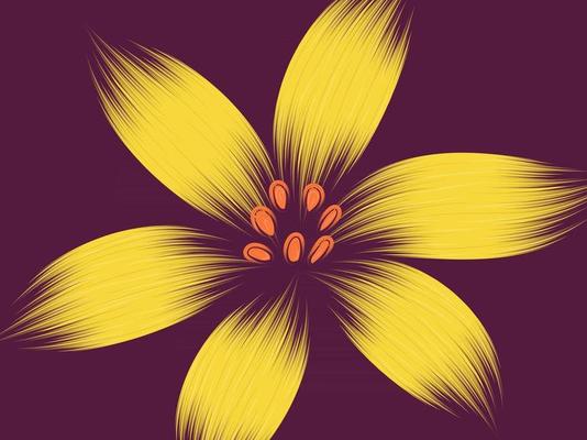 Floral Abstract Template