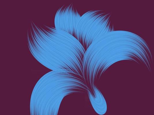 Blue Floral Background