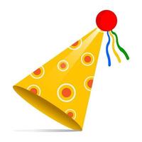 Birthday Cone  Cap vector