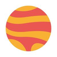 planet universe education isolated icon vector