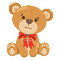 Little Funny Teddy Bear Cartoon
