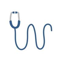 stethoscope medical device isolated icon vector