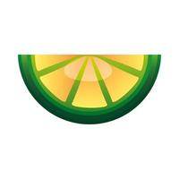 diseño de vector de fruta de limón aislado
