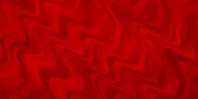 Light Red vector background with curves