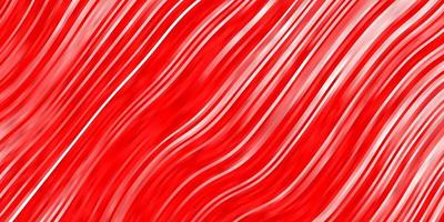 Light Red vector pattern with wry lines