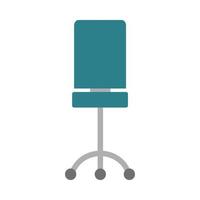 Isolated office chair vector design