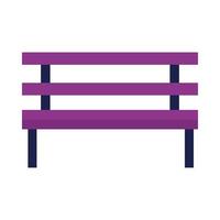 Park bench icon vector design