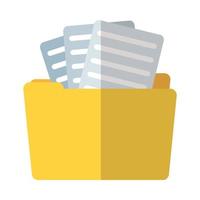 Isolated file icon vector design