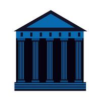 Isolated city building vector design