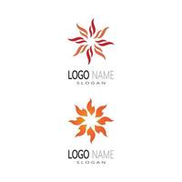 fuego logo moderno simple degradado. llama logo limpio simple. vector