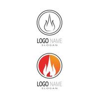 fuego logo moderno simple degradado. llama logo limpio simple. vector