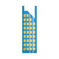 Isolated city building vector design