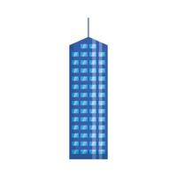 Isolated city building vector design