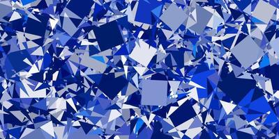 Light BLUE vector texture with random triangles