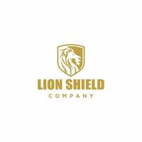 Lion shield logo modern design template ,Lion head logo ,Element for the brand identity ,Vector illustration EPS 10 vector