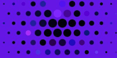 Light Pink Blue vector texture with disks