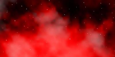 Dark Red vector layout with bright stars