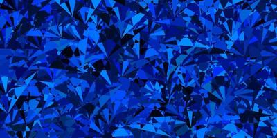 Dark BLUE vector pattern with polygonal shapes