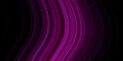 plantilla de vector púrpura oscuro con curvas