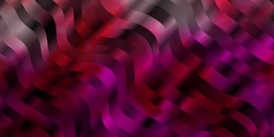 Light Pink vector background with bent lines