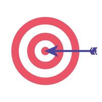 Isolated target icon vector design