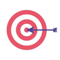 Isolated target icon vector design