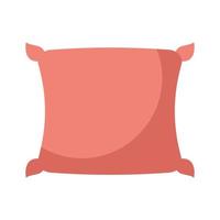 diseño de vector de almohada casa aislada