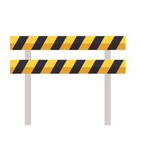 Isolated construction barrier vector design
