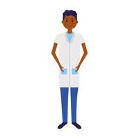 male doctor with uniform vector design