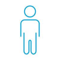 human person figure isolated icon vector